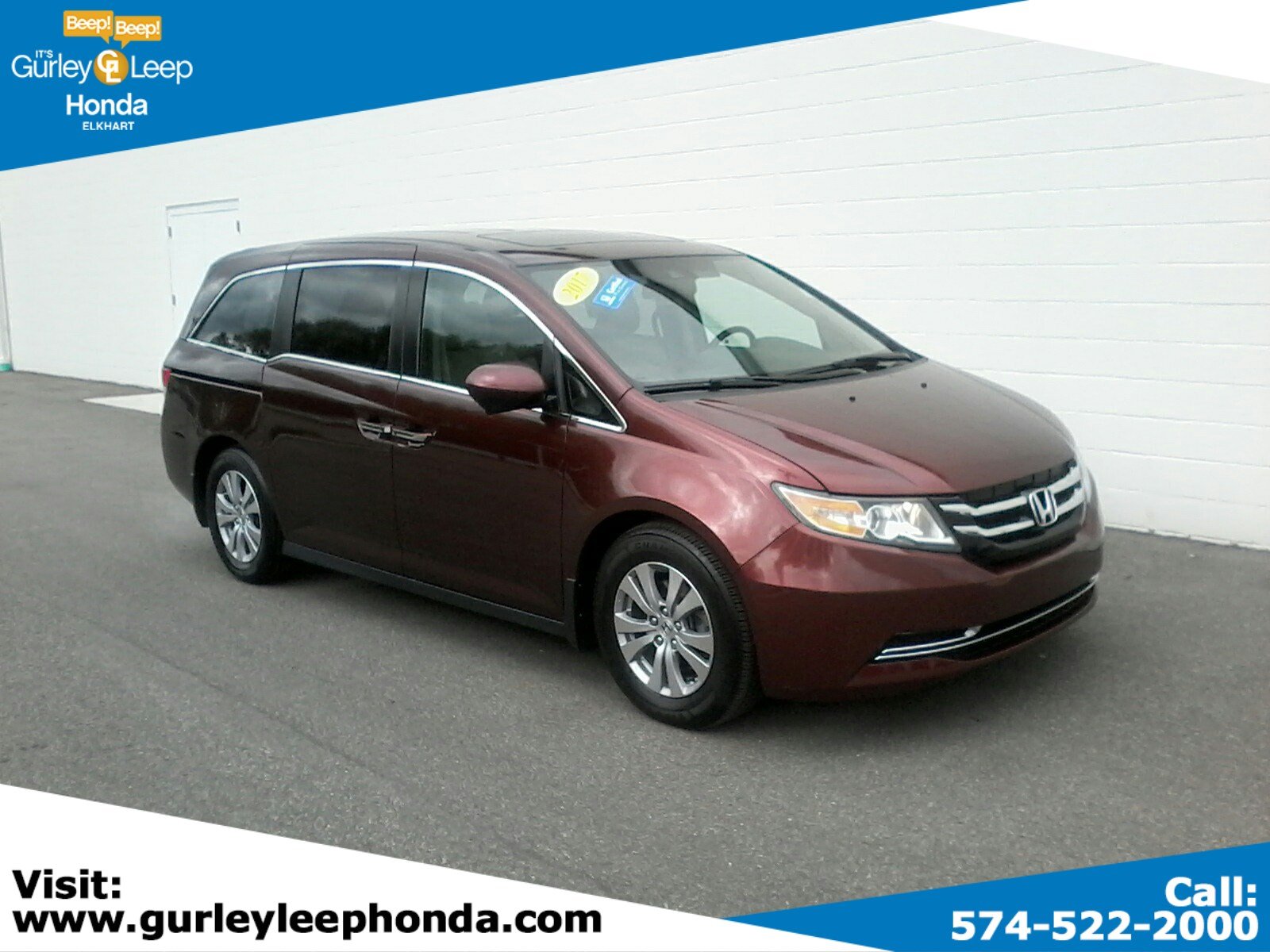 2017 Honda Odyssey >> Certified Pre Owned 2017 Honda Odyssey Ex L In Elkhart 5996061 2017 Honda Odyssey >> Certified Pre Owned 2017 Honda Odyssey Ex L In Elkhart 5996061