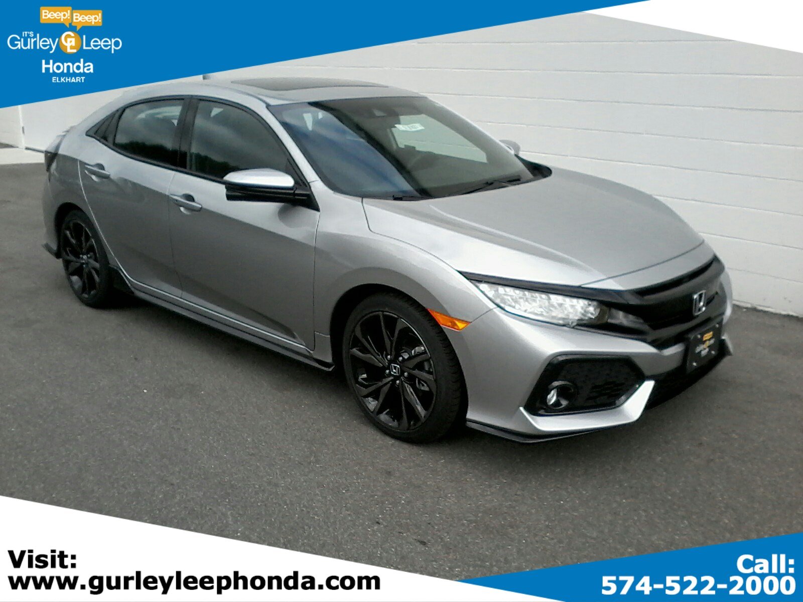 New 2018 Honda Civic Hatchback Sport Touring Hatchback In Elkhart